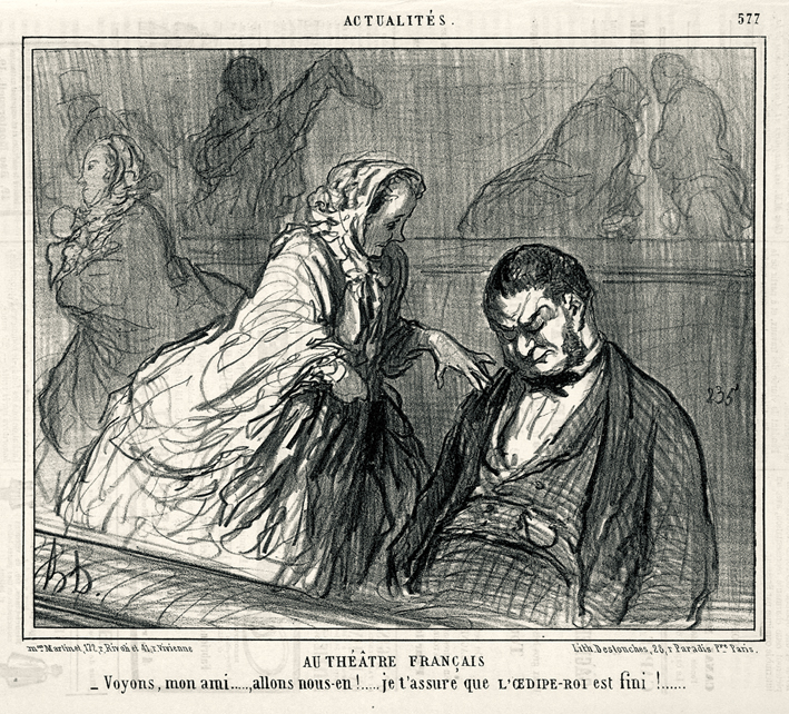  奥诺雷·杜米埃 Honore Daumier ——在法国剧院